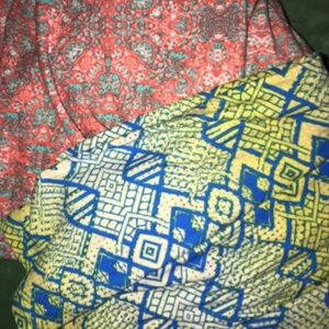 Two TC Tall & Curvy LuLaRoe Leggings LLR